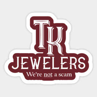 TK Jewelers Sticker